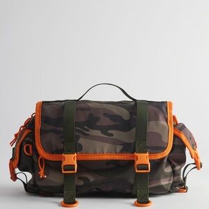 Urban Outfitters Camo Pattern Duffle Crossbody Messenger Bag